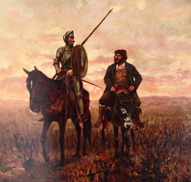 Quijote y Sancho Panza