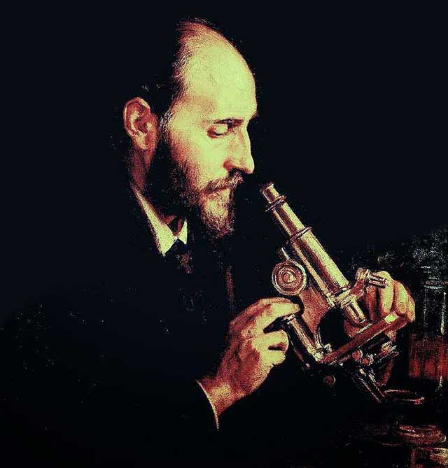 ramon-y-cajal-microscopio