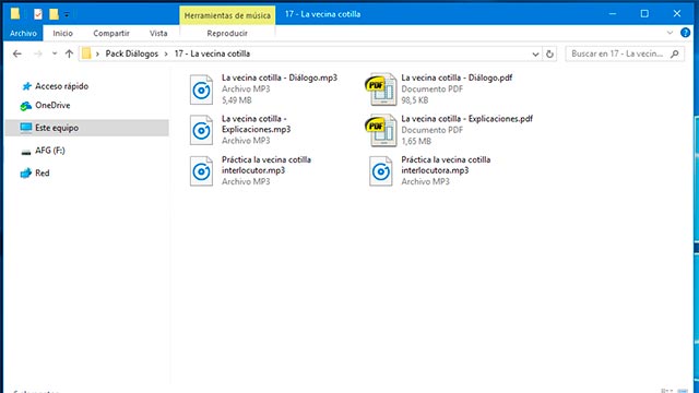 pack dialogos contenido carpetas